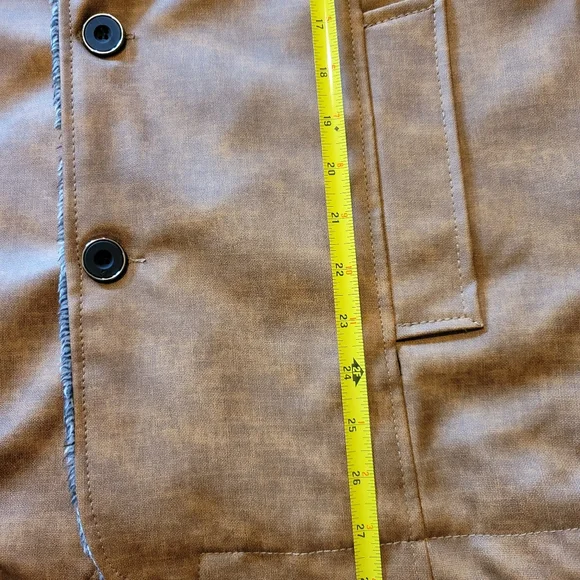 MENS NWOT KP FASHION MAN Faux leather Jacket - Picture 12 of 13